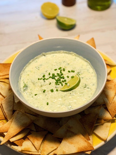 Una foto de Nachos con salsa agria en 15 min