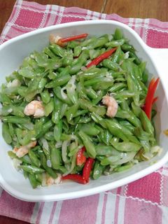 Foto resep Tumis buncis udang