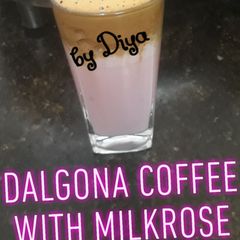 A picture of Dalgona with milkrose.