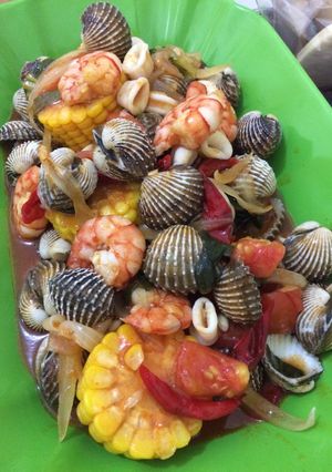 Foto resep Seafood Campur Ala Seafood Kiloan