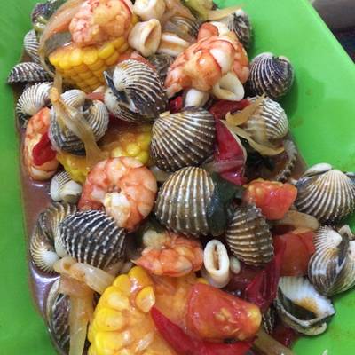 Resep Seafood Campur Ala Seafood Kiloan Oleh Risna Kartika Cookpad