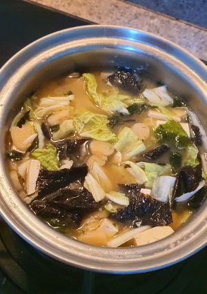 Foto resep Sup miso tahu sawi putih