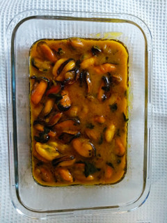 Una foto de Mejillones en salsa