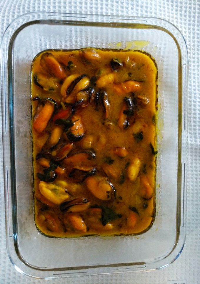 Una foto de Mejillones en salsa