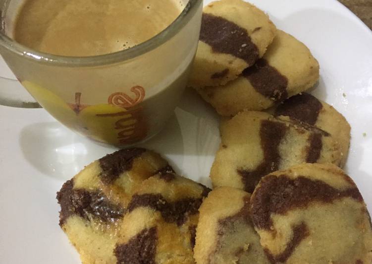 Coffee with chocolate biscuits by Mahi Ahsan Shah