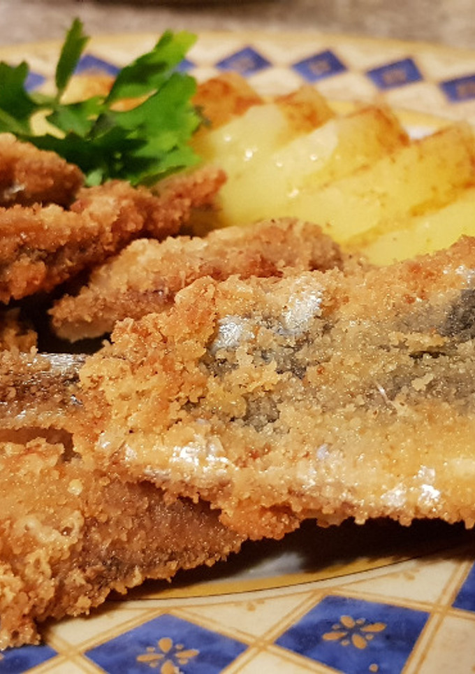 Una foto de Sardinas Rebozadas con Pan y Queso Rallado