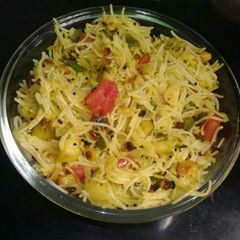 A picture of Semiya upma | Lemon vermicelli recipe.