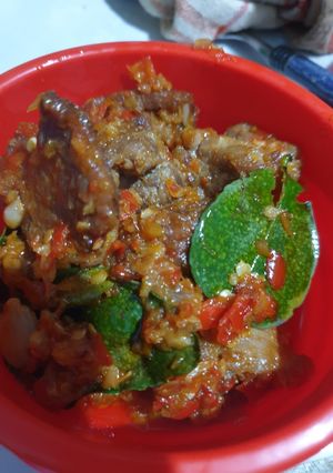 Foto resep Daging masak pedas