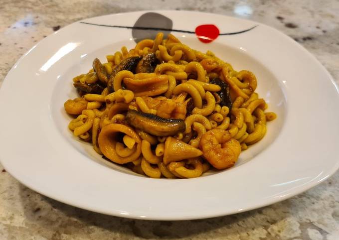 Mushroom Fideuà, Receta