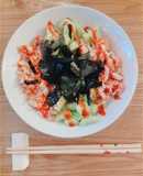 Σούσι "Καλιφόρνια" σε μπολ με κουνουπίδι ✨Light & Keto friendly California Sushi Roll in a Bowl✨