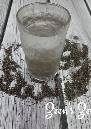 A picture of Chia Seeds Water.