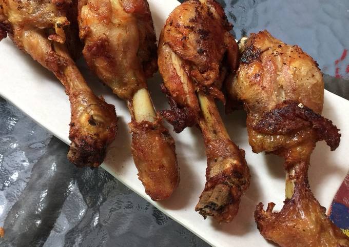 Ayam goreng ungkep tanpa bumbu ulek