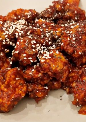 Foto resep Ayam Pedas Madu Korea ala MamaMit