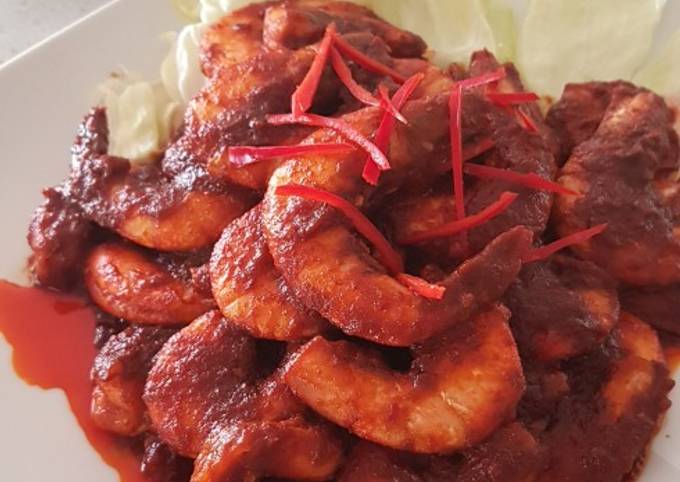 Recipe of Quick Prawn Sambal