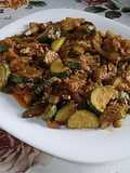 Poêlée de Courgettes et Poivrons
