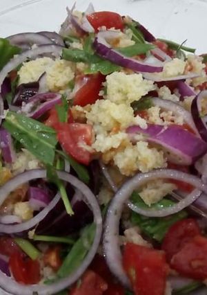 A picture of Tuscan Panzanella.