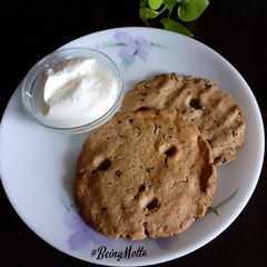 A picture of Bajra Thalipeeth/ Pearl Millet Flat Bread.