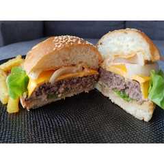 A picture of Homemade Burger ala Shake Shack / Flip Burger.