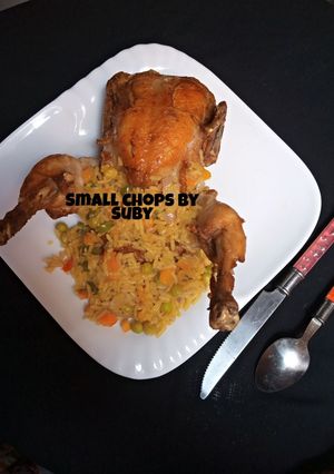 Fried rice in chicken ainihin hoton girkin
