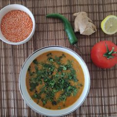 A picture of Lentils -Red Masoor Dal😋.