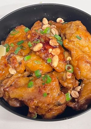 Hình của món Cánh gà chiên nước mắm.