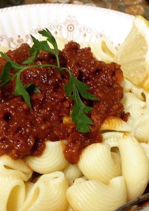 صورة لوصفة مكرونة الطماطم والجزر🍝