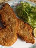 Milanesas de cerdo con salvado de avena