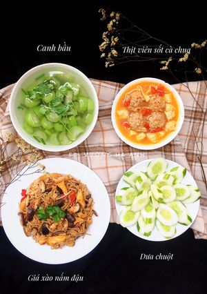 Hình của món Mâm cơm nhà số 9.