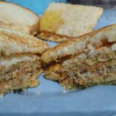 Sandwich telur tuna simple রেসিপির প্রধান ছবি