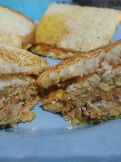Foto resep Sandwich telur tuna simple