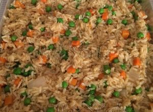 Una foto de Arroz primavera a mi estilo👌🏻👌🏻