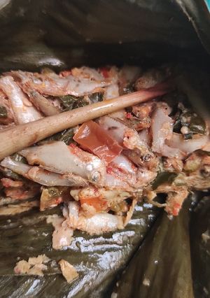 Foto resep Pepes teri basah