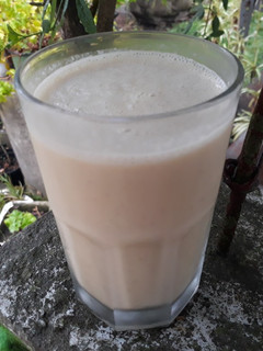 Una foto de Smoothie especiado de banana