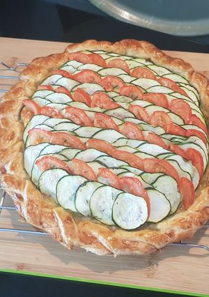 Une photo de Ma tarte du soleil version pesto