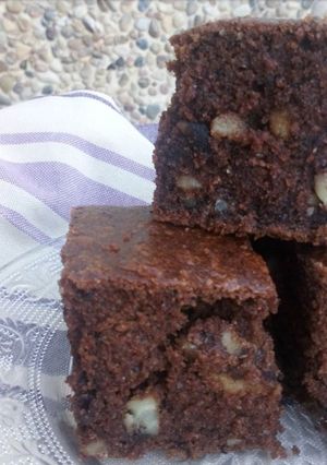 Una foto de Bizcocho de chocolate y nueces