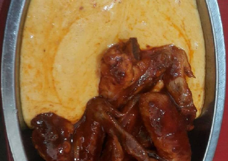 Langkah Mudah untuk Membuat Chiken spicy with keju mozarella (teflon), Enak Banget