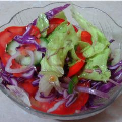 A picture of Garden salad#recipe marathon.