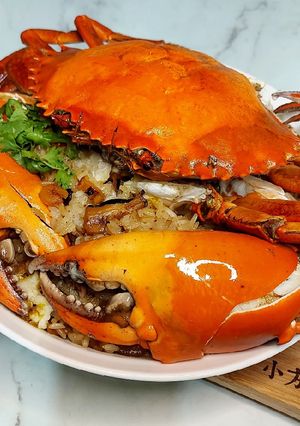 古早味紅蟳米糕🦀/秋季海鮮料理 的食譜成品照片