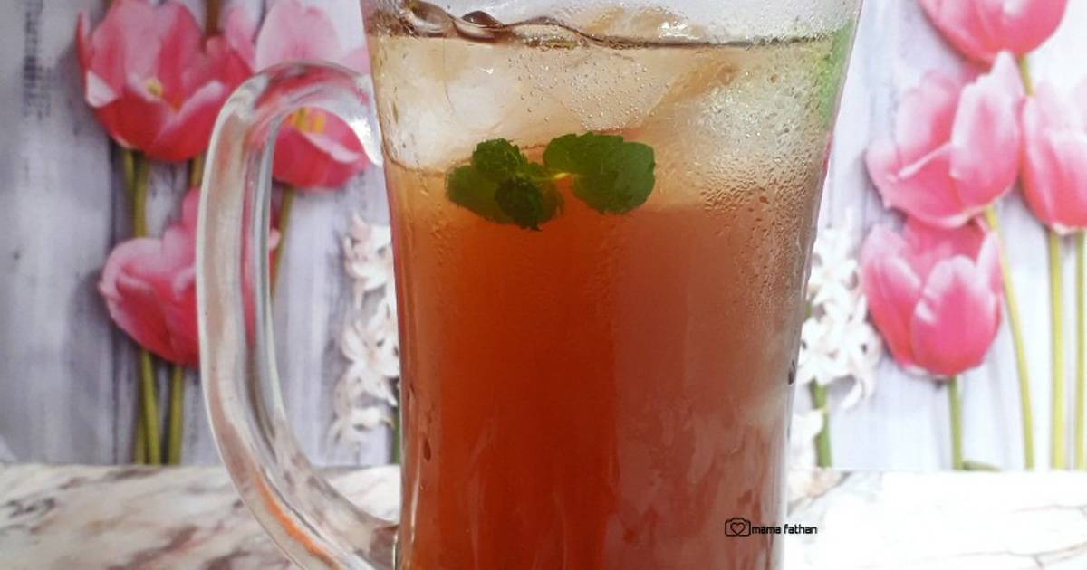 Resep Es Teh Aroma Mint Oleh Mama Fathan Cookpad 9985