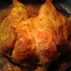 A picture of Oven baked marinated chicken.