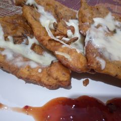 A picture of Leftover roti pakora.