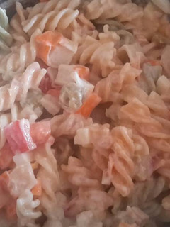 Una foto de Pasta con salsa de yogur