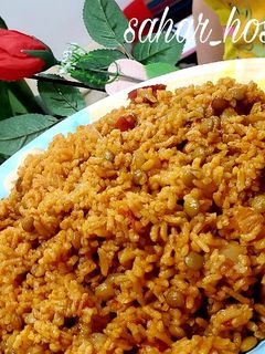 عکسی از دستور دمپخت عدس سبز
