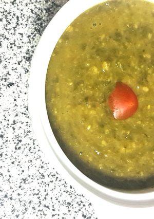 A picture of Saibhaji..(Sindhi Style) Palak ki Sabji.