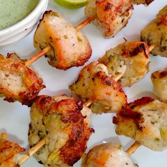 A picture of Chicken Reshmi Kabab.