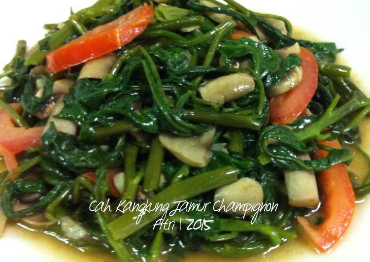  Resep  Cah Kangkung Jamur  Champignon  oleh Fitri Sasmaya 