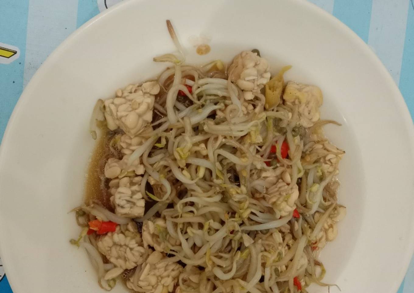 Tumis Tauge Tempe
