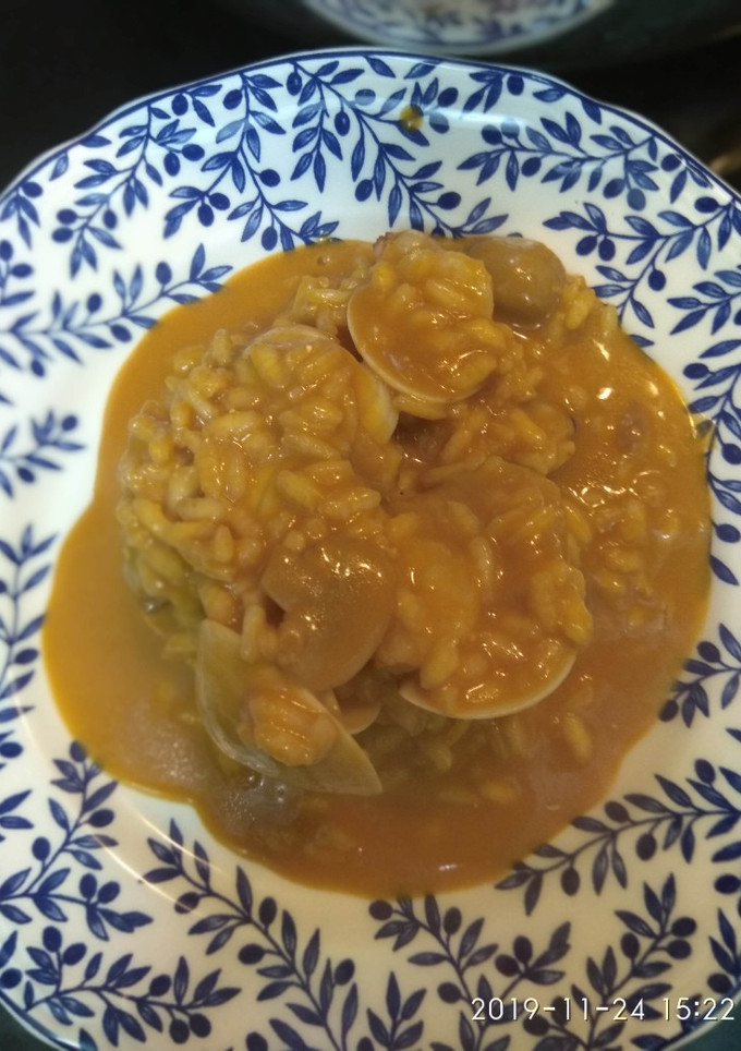 Una foto de Risotto mar y montaña