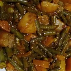 A picture of Vegetables curry#themechallenge.