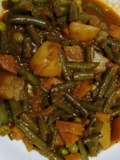 A picture of Vegetables curry#themechallenge.